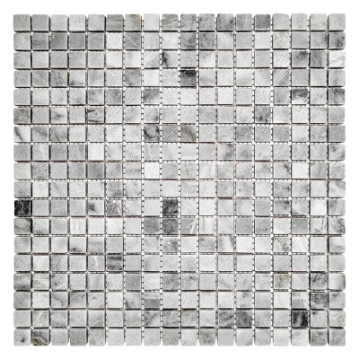 Мозаїка з мармуру Матова МКР-4СВ (15x15) Grey Mix
