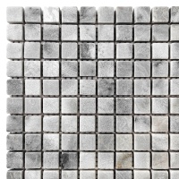 Мозаика из мрамора Матовая МКР-4СВ (15x15) Grey Mix