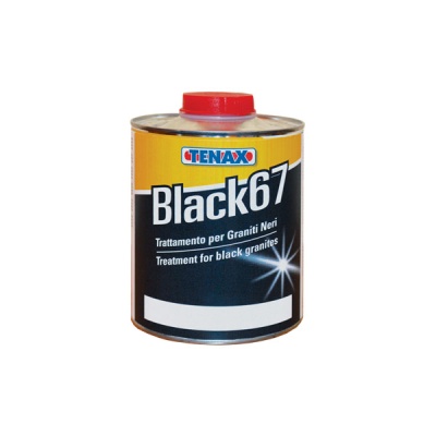 Пропитка Tenax Black67 1 л тонирующая с усилением цвета для черного гранита 1 л