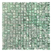 Мозаика из мрамора Полированная МКР-4П (15x15) Verde Guatemala