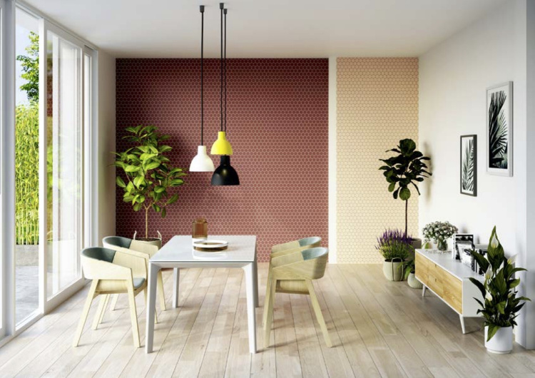 Мозаїка керамічна Kotto Ceramica HEXAGON H 6015 Coral 295 х 295 х 9