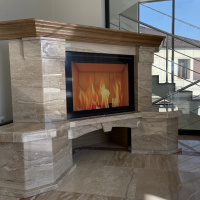 Портал для каміна Bravo Барбара Daino Reale мармур бежевий прямий n1 Портал для каміна Bravo Барбара Daino Reale мармур бежевий прямий n1