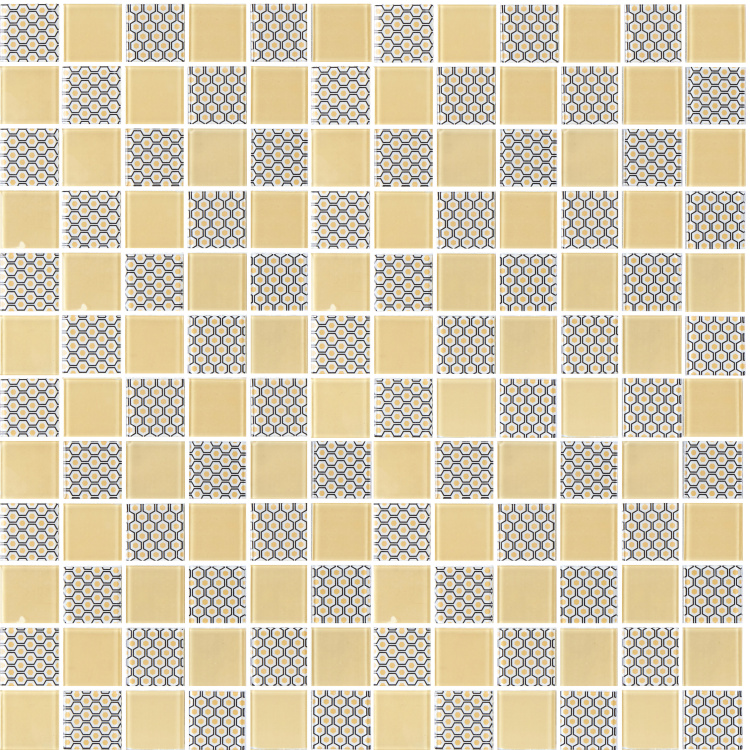 Мозаїка скляна Kotto Ceramica GMP 0848003 СС print 2/ral 7047 300 x 300 х 8 ( 48 х 48 )