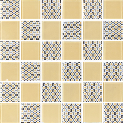 Мозаїка скляна Kotto Ceramica GMP 0848003 СС print 2/ral 7047 300 x 300 х 8 ( 48 х 48 )