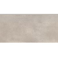 Сходинка з керамограніту City Squares Light Grey Steptread сіра 8x598x298 мм