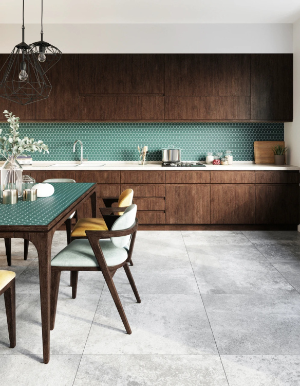 Мозаика керамическая Kotto Ceramica HEXAGON H 6017 Aqvamarine  295 х 295 х 9