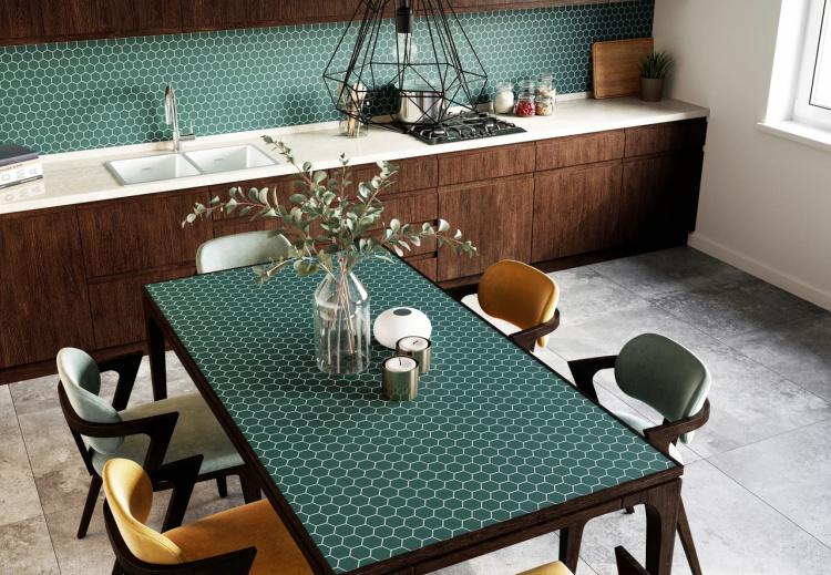 Мозаика керамическая Kotto Ceramica HEXAGON H 6017 Aqvamarine  295 х 295 х 9