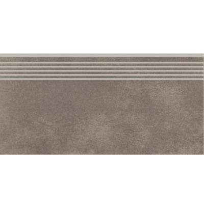 Сходинка з керамограніту City Squares Grey Steptread сіра 8x598x298 мм