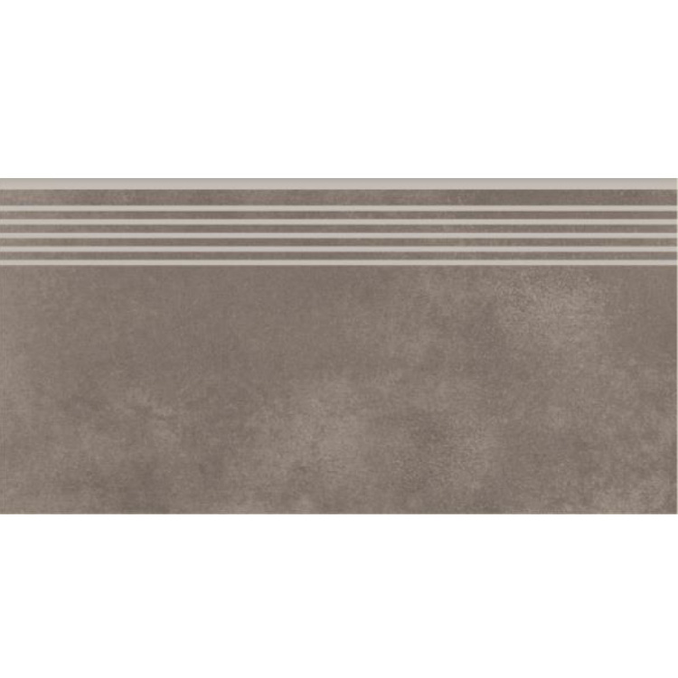 Сходинка з керамограніту City Squares Grey Steptread сіра 8x598x298 мм