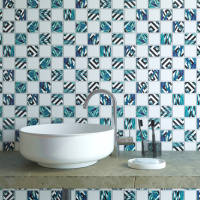 Мозаїка скляна Kotto Ceramica GMP 0848024 СC print 24/ral 7047 300 x 300 х 8 ( 48 х 48 )