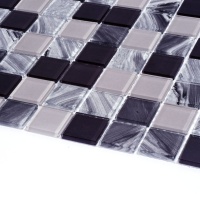 Мозаика стеклянная Kotto Ceramica GMP 0425004 С3 print 3/grey nd/grey nw   300 x 300 х 4    ( 25 х 25 )