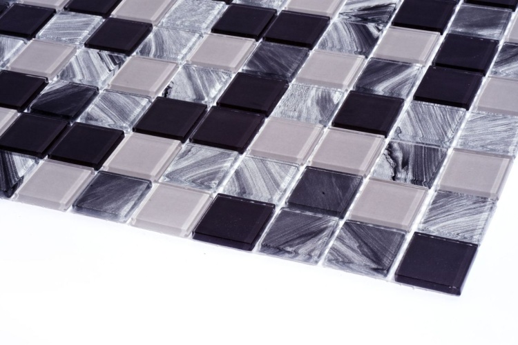 Мозаика стеклянная Kotto Ceramica GMP 0425004 С3 print 3/grey nd/grey nw   300 x 300 х 4    ( 25 х 25 )