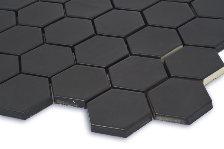 Мозаїка керамічна Kotto Ceramica HEXAGON H 6021 Black Mat 295 х 295 х 9