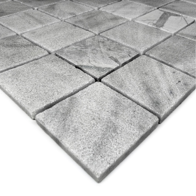 Мозаїка з мармуру Матова МКР-3СН (47x47) White Mix