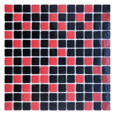Мозаика из стекла AquaMo MX25-1/09/21 Random 25x25x4 (317x317) мм глянцевая на сетке