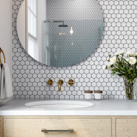 Мозаика керамическая Kotto Ceramica HEXAGON H 6024 White  295 х 295 х 9
