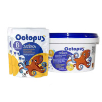 Черный Двухкомпонентный эпоксидный заполнитель швов Octopus Zatirka A и B (2,5 кг)