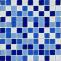 Мозаїка скляна V-MOS A027 Lucent Blue Mozaico de Lux
