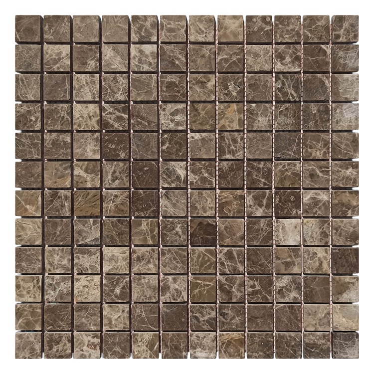 Мозаїка з мармуру Матова МКР-2СН (23x23) Emperador Light
