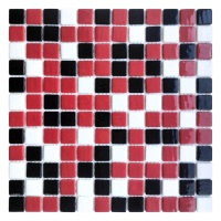 Мозаика из стекла AquaMo MX25-1/05/09/21 25x25x4 (317x317) мм глянцевая на сетке