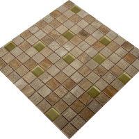 Декоративна мозаїка Kotto Ceramica СМ 3040 С2 Brown/Gold 300 х 300 х 9 ( 25 х 25 )