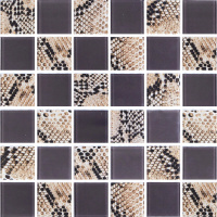 Мозаїка скляна Kotto Ceramica GMP 0848038 С2 print 38/ral 7039 300 x 300 х 8 ( 48 х 48 )