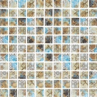 Мозаика стеклянная Kotto Ceramica GMP 0425028 С print 34  300 x 300 х 4    ( 25 х 25 )