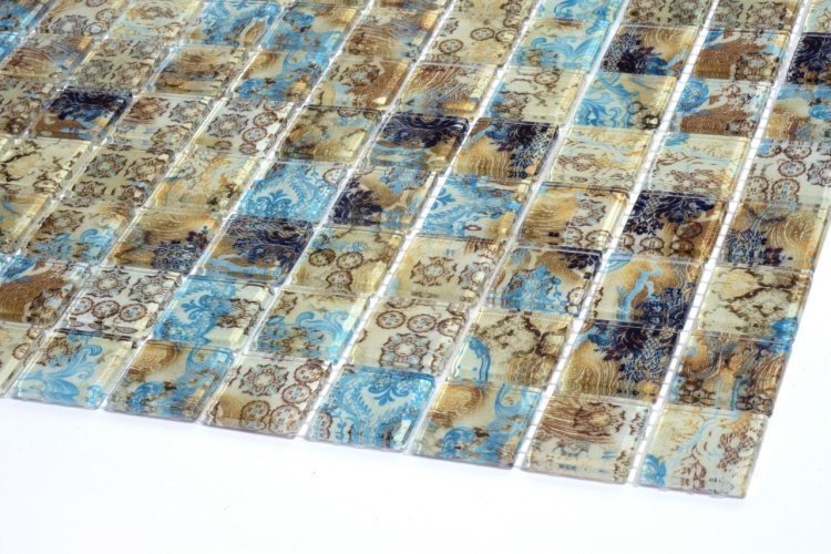 Мозаика стеклянная Kotto Ceramica GMP 0425028 С print 34  300 x 300 х 4    ( 25 х 25 )