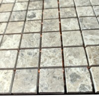 Мозаика из мрамора Полированная МКР-2П (23x23) Emperador Light G