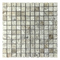 Мозаика из мрамора Полированная МКР-2П (23x23) Emperador Light G