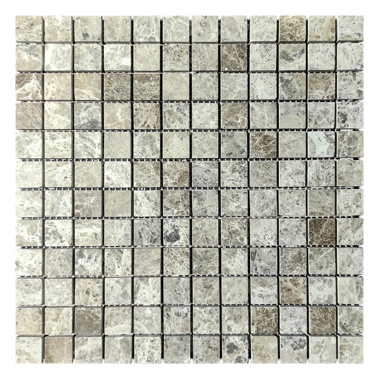 Мозаика из мрамора Полированная МКР-2П (23x23) Emperador Light G