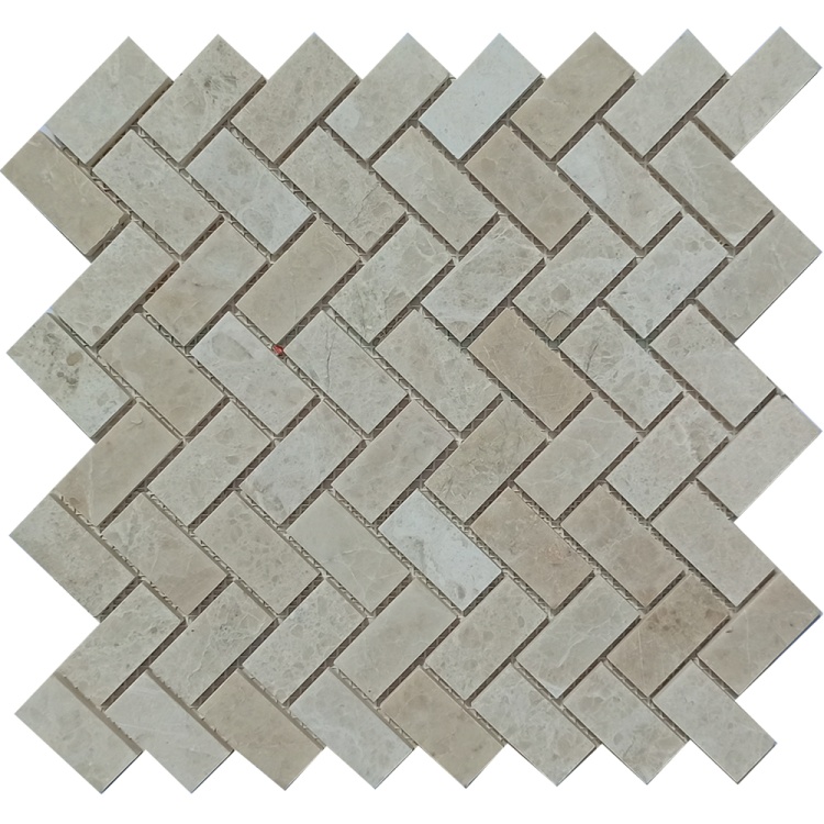 Мозаика из мрамора Полированная МКР-5П (47x23) Victoria Beige MB