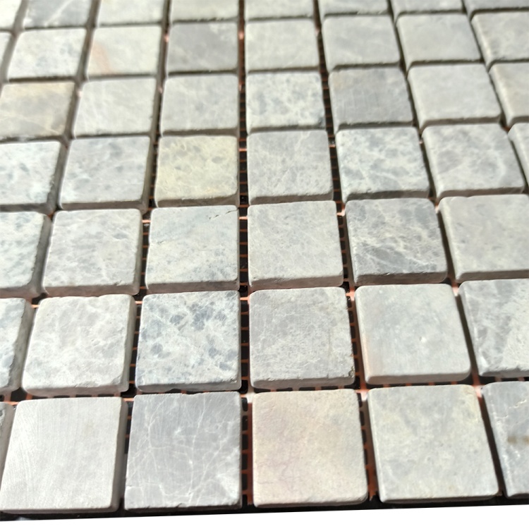 Мозаїка з мармуру Матова МКР-2СВ (23x23) Emperador Light G