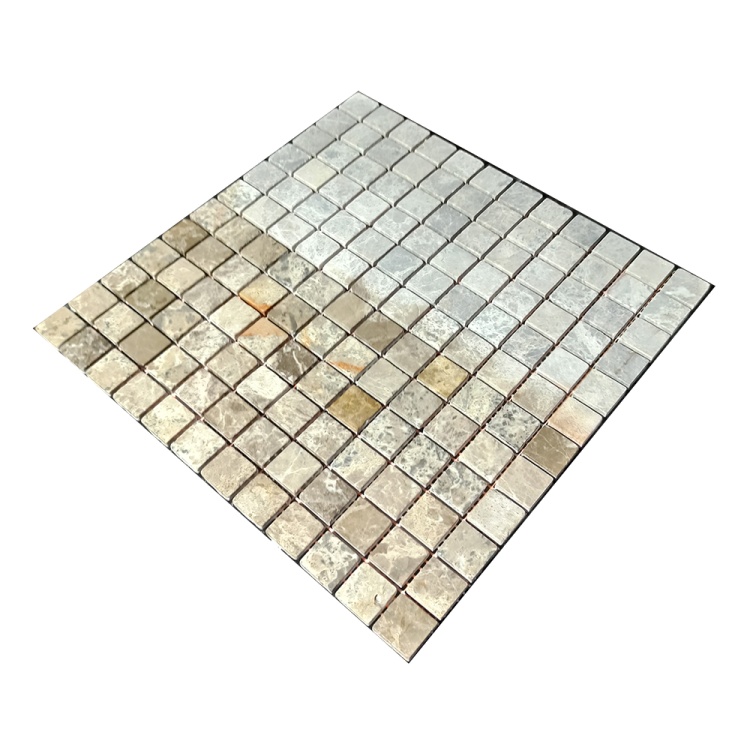 Мозаїка з мармуру Матова МКР-2СВ (23x23) Emperador Light G