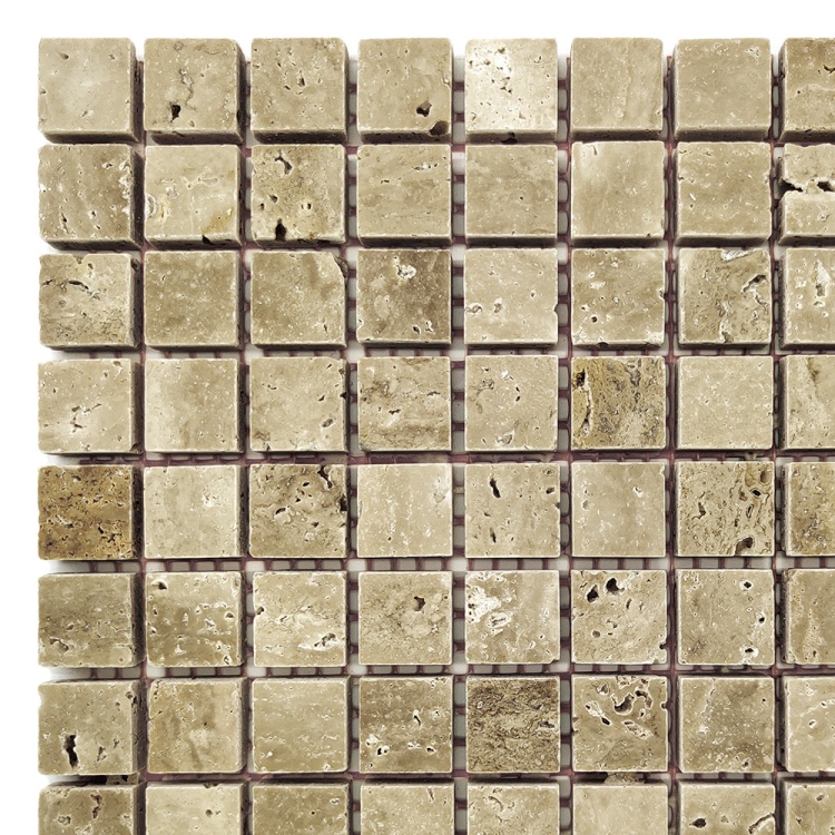 Мозаїка з травертину Полірована МКР-4П (15x15) Travertine Classic