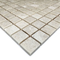 Мозаїка з мармуру Матова МКР-2СВ (23x23) Victoria Beige MB