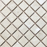 Мозаїка з мармуру Матова МКР-2СВ (23x23) Victoria Beige MB