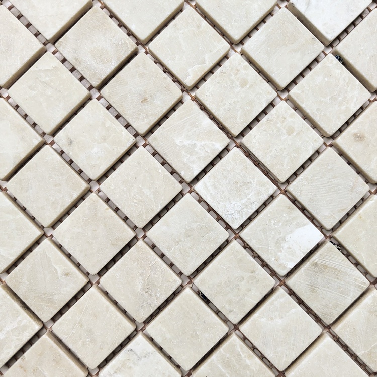 Мозаїка з мармуру Матова МКР-2СВ (23x23) Victoria Beige MB