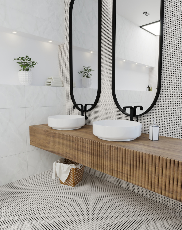 Мозаика из керамогранита Kotto Ceramica MI7 10200410C Salino 300 x 300 х 10 ( прямоугольник 10 x 20 )