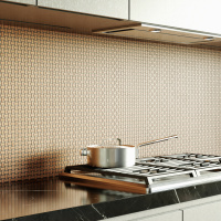 Мозаїка з керамограніту Kotto Ceramica MI7 10200411C Dorato 300 x 300 х 10 (прямокутник 10 x 20)