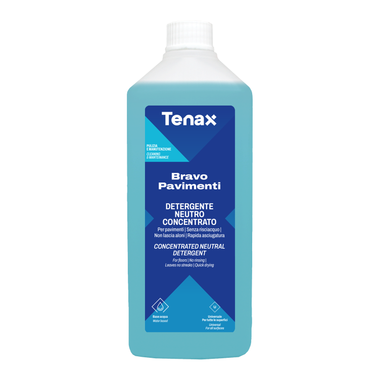 Моющее средство Tenax Bravo Pavimenti 1 л для натурального и искусственного камня керамики дерева пластика