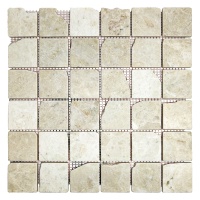 Мозаїка з мармуру Матова МКР-3СВА (47x47) Victoria Beige MB