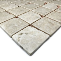 Мозаїка з мармуру Матова МКР-3СВА (47x47) Victoria Beige MB