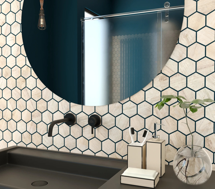 Мозаика керамическая Kotto Ceramica HEXAGON HP 6003 Мат  295 х 295 х 9
