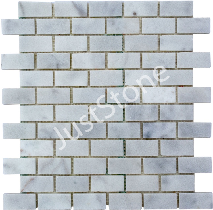 Мозаїка з мармуру Полірована МКР-11П (47x23) White Mix