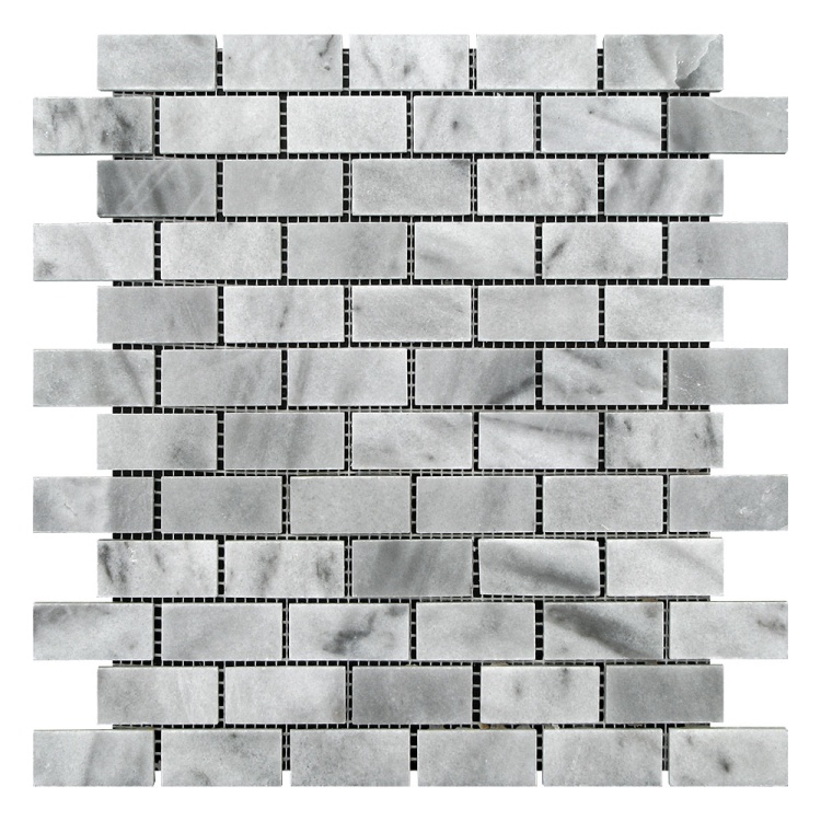 Мозаїка з мармуру Полірована МКР-11П (47x23) White Mix
