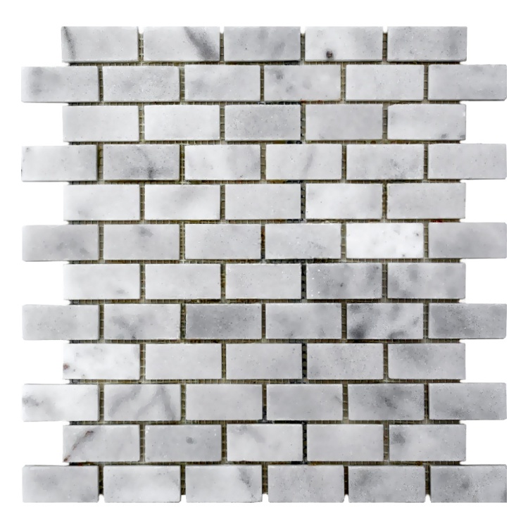 Мозаїка з мармуру Полірована МКР-11П (47x23) White Mix