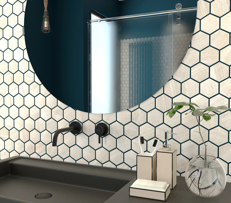 Мозаика керамическая Kotto Ceramica HEXAGON HP 6004  295 х 295 х 9