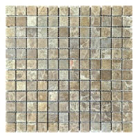 Мозаика из мрамора Матовая МКР-2СВ (23x23) Emperador Light D