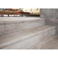 Сходинка з керамограніту Stopnica V-Shape Mattina Bianco біла 10x1202x320 мм